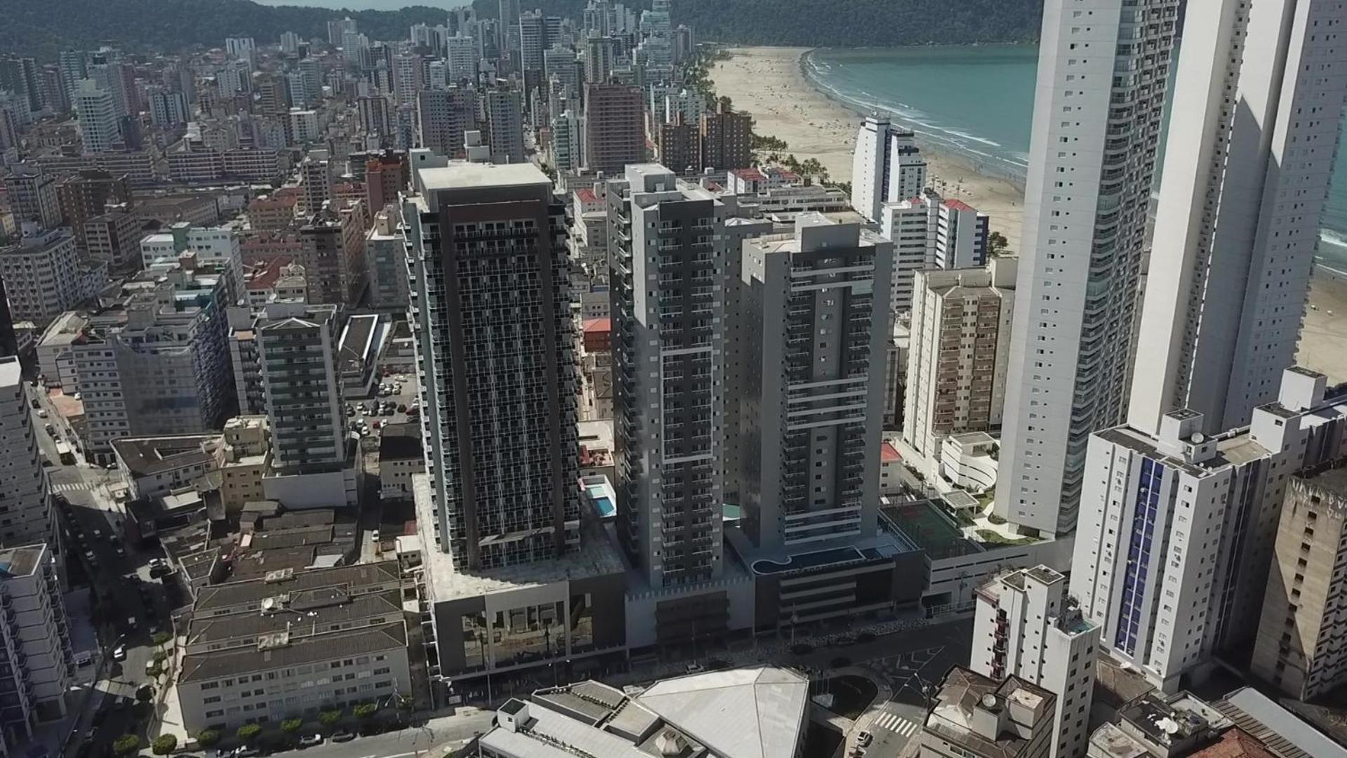 Maravilhosa vista Praia Grande (Santos) Exterior foto